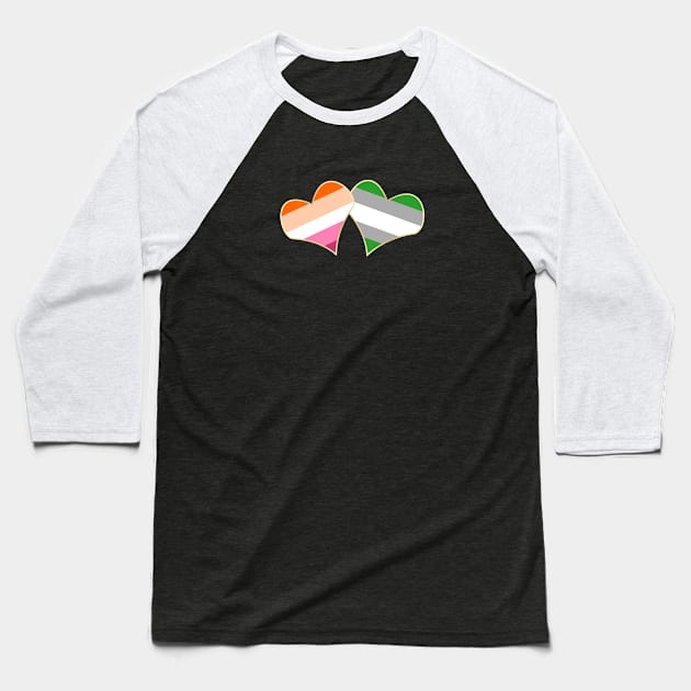 Split Attraction Baseball T-Shirt by traditionation